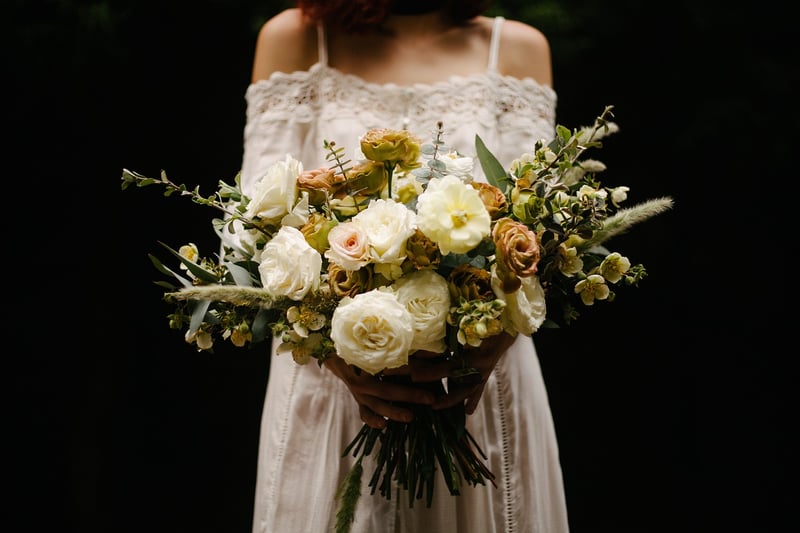 Bride in a magical garden